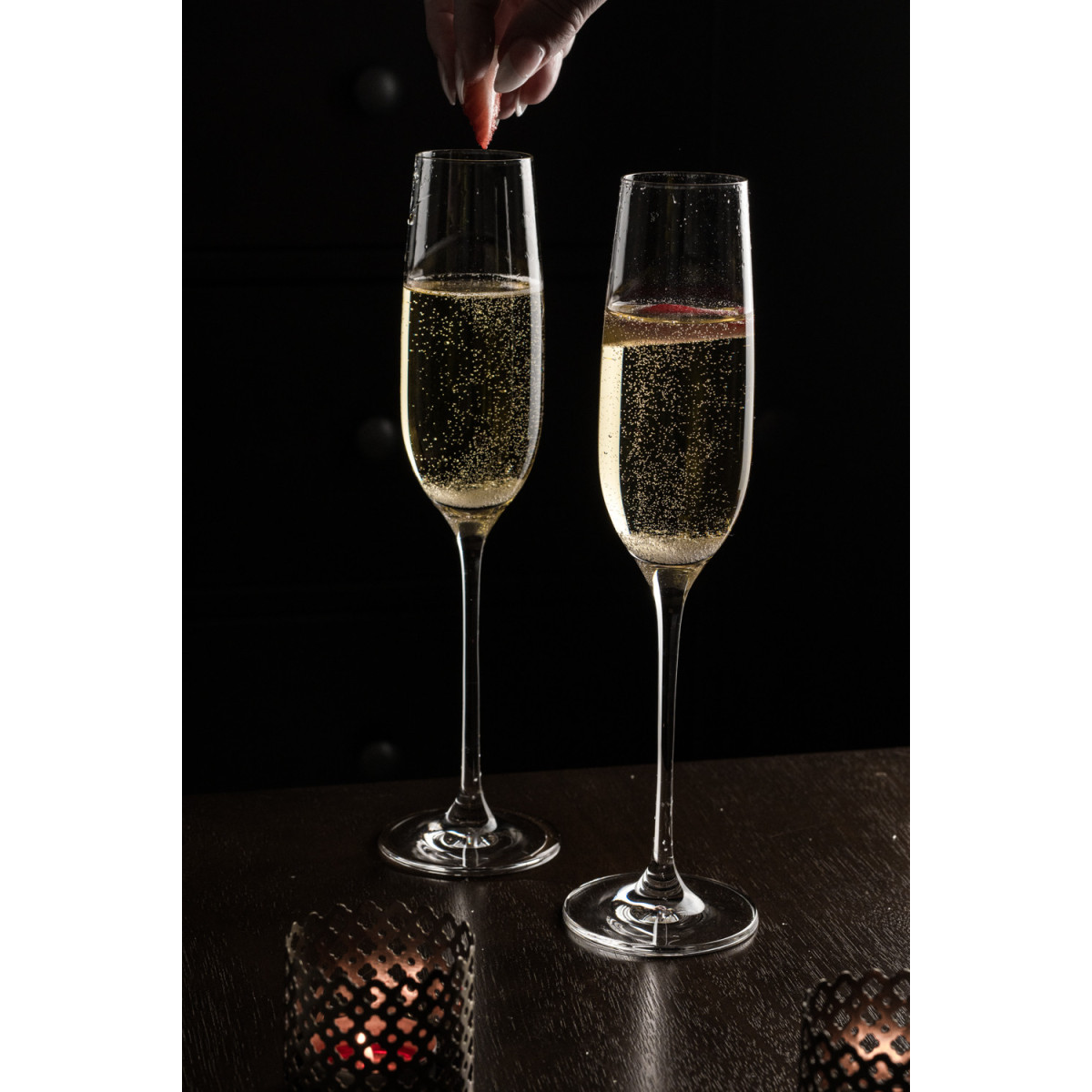 2x Moda pohár na šampanské