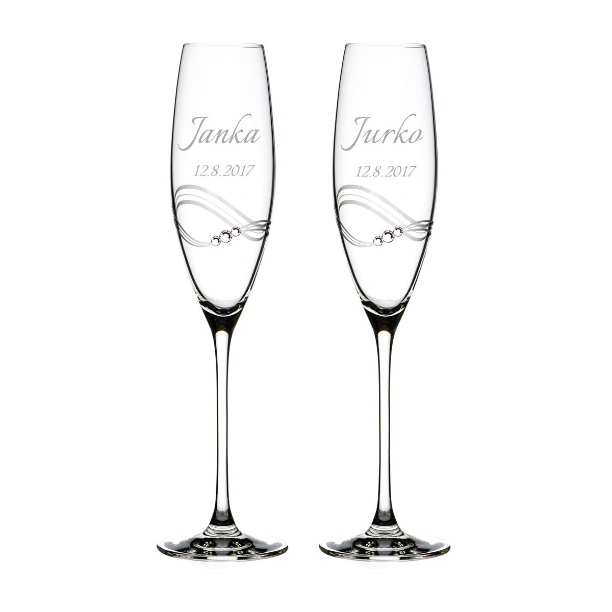 Desire svatební sklenice - šampaňské