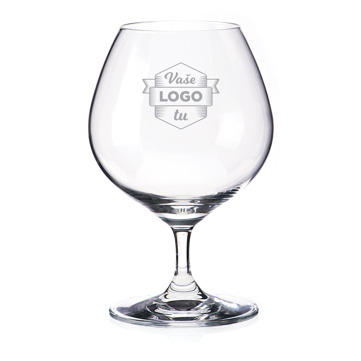 Brandy sklenice s gravírovaným logem