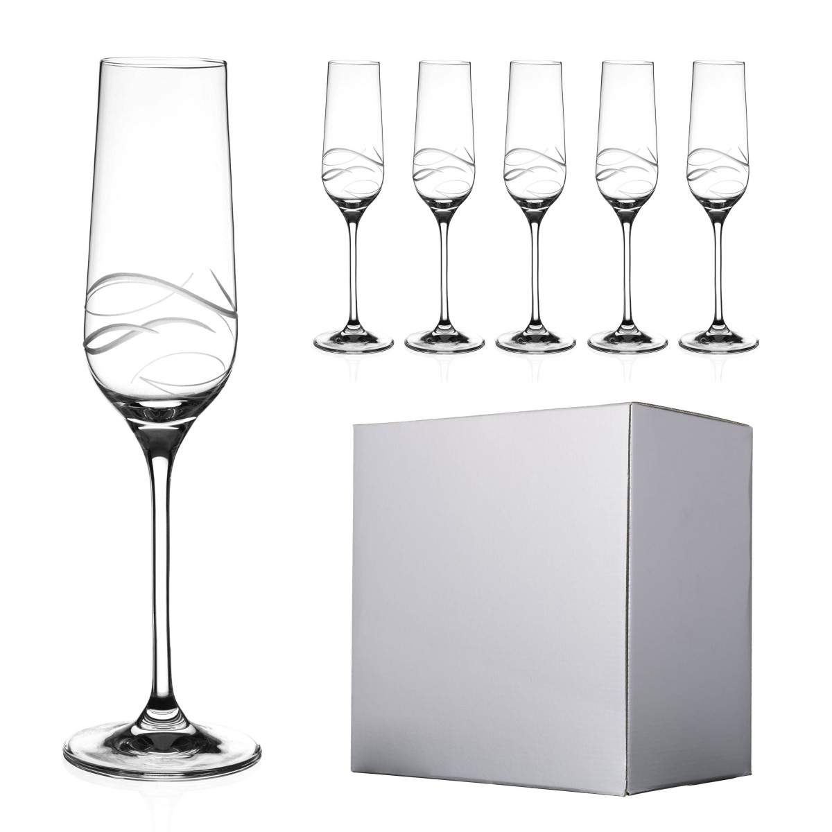 Fantasy - 6 pohárov na šampanské