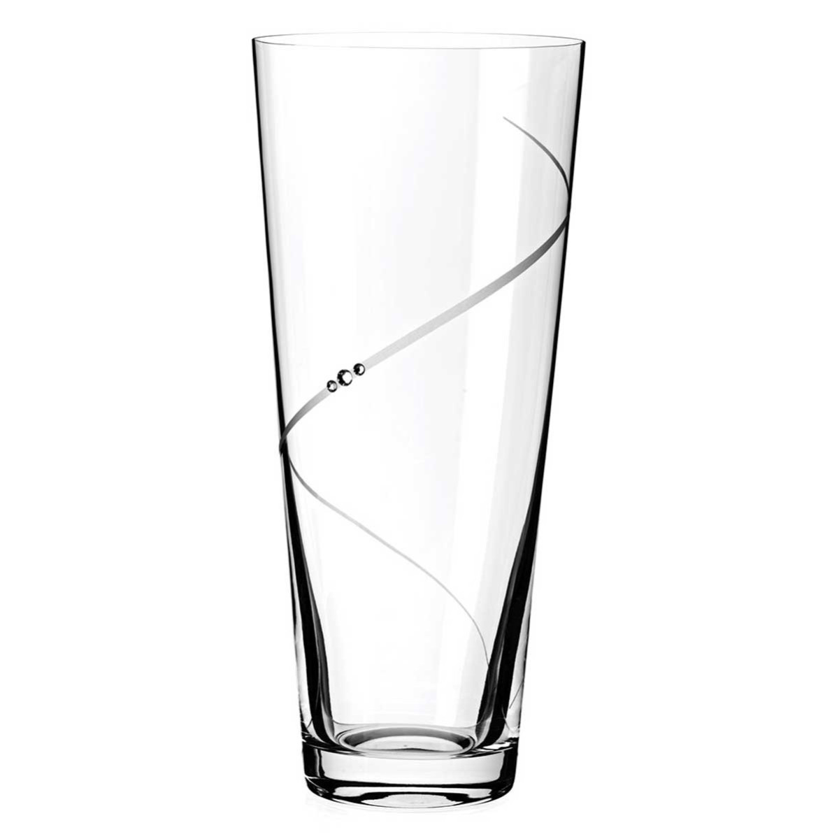 Silhouette velká váza na vysoké květiny