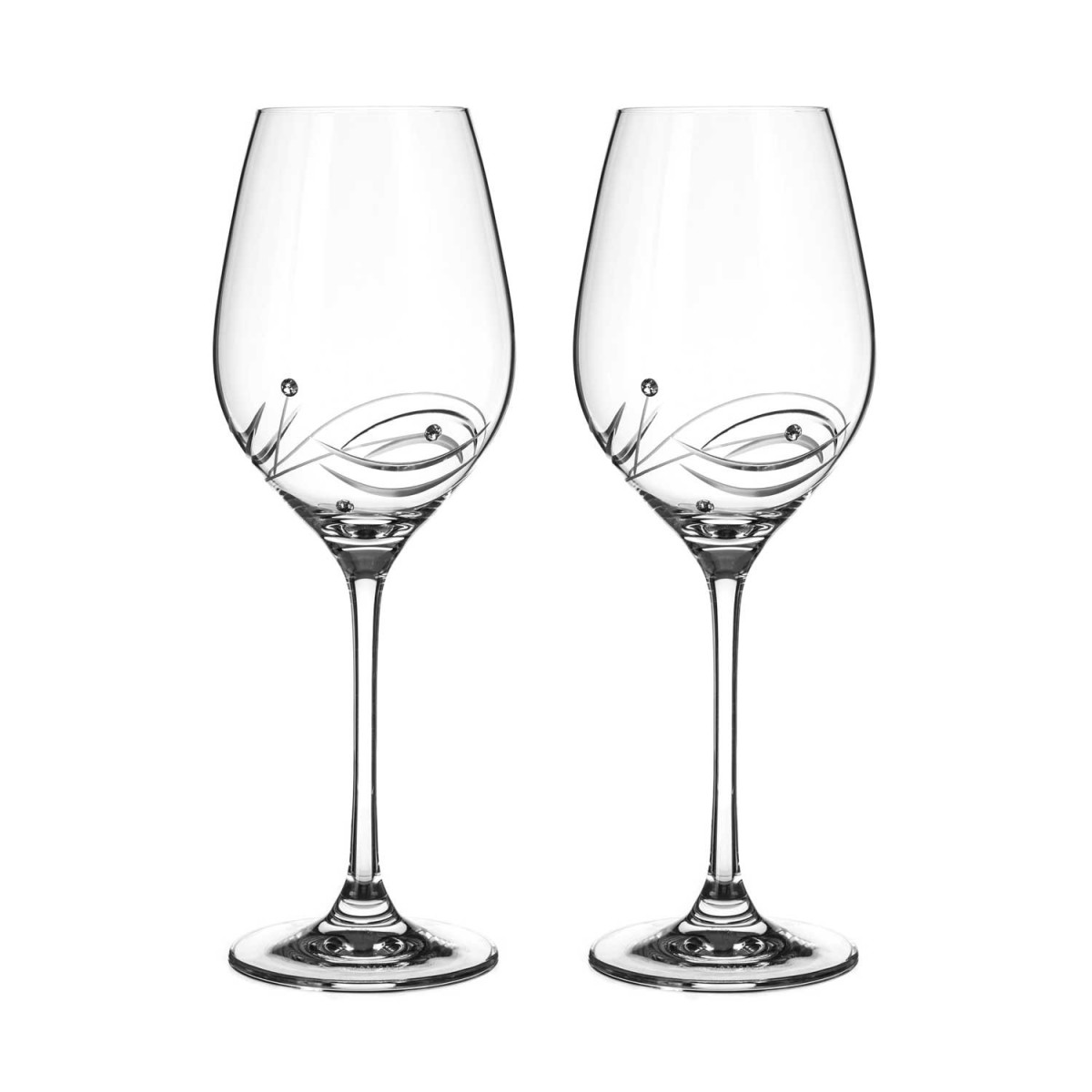 Lunar - dva poháre na biele a rosé víno