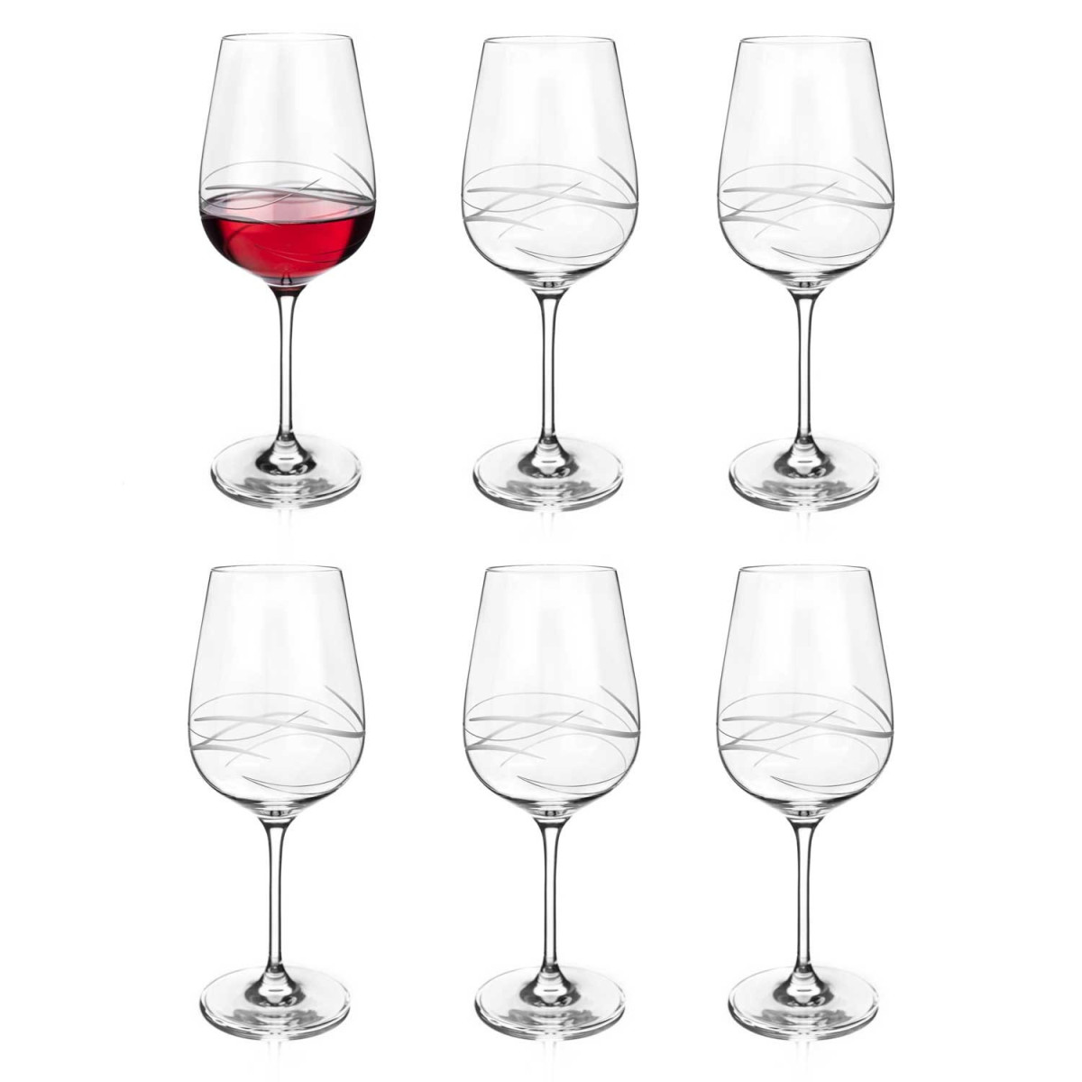Fantasy - 6 pohárov na červené víno