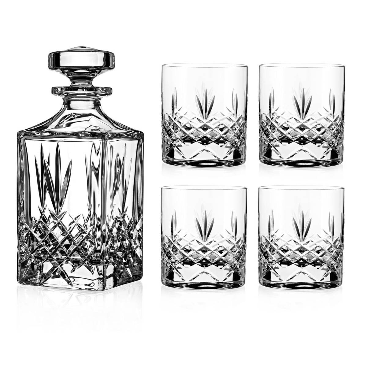 Buckingham päťdielny whisky set