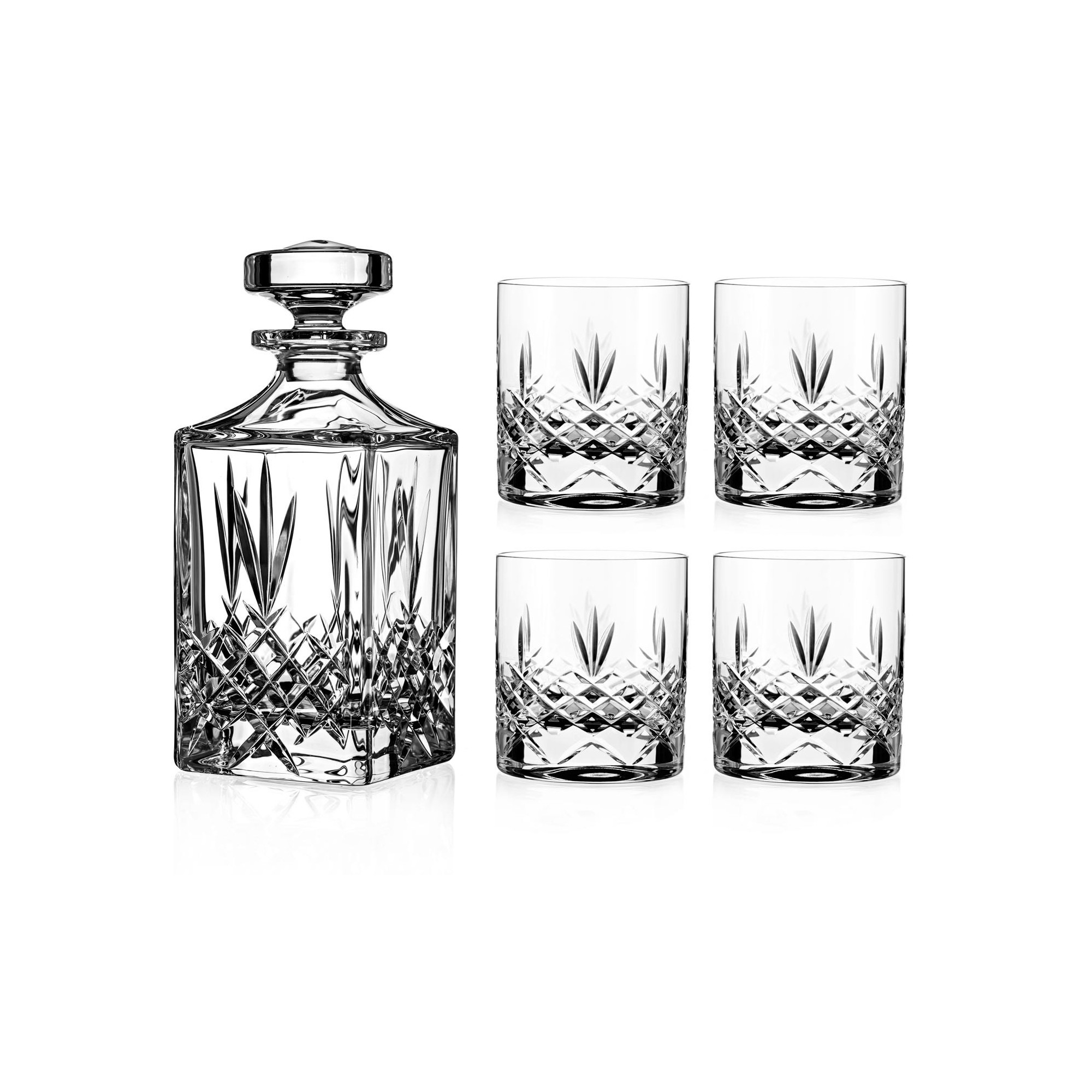 Buckingham päťdielny whisky set