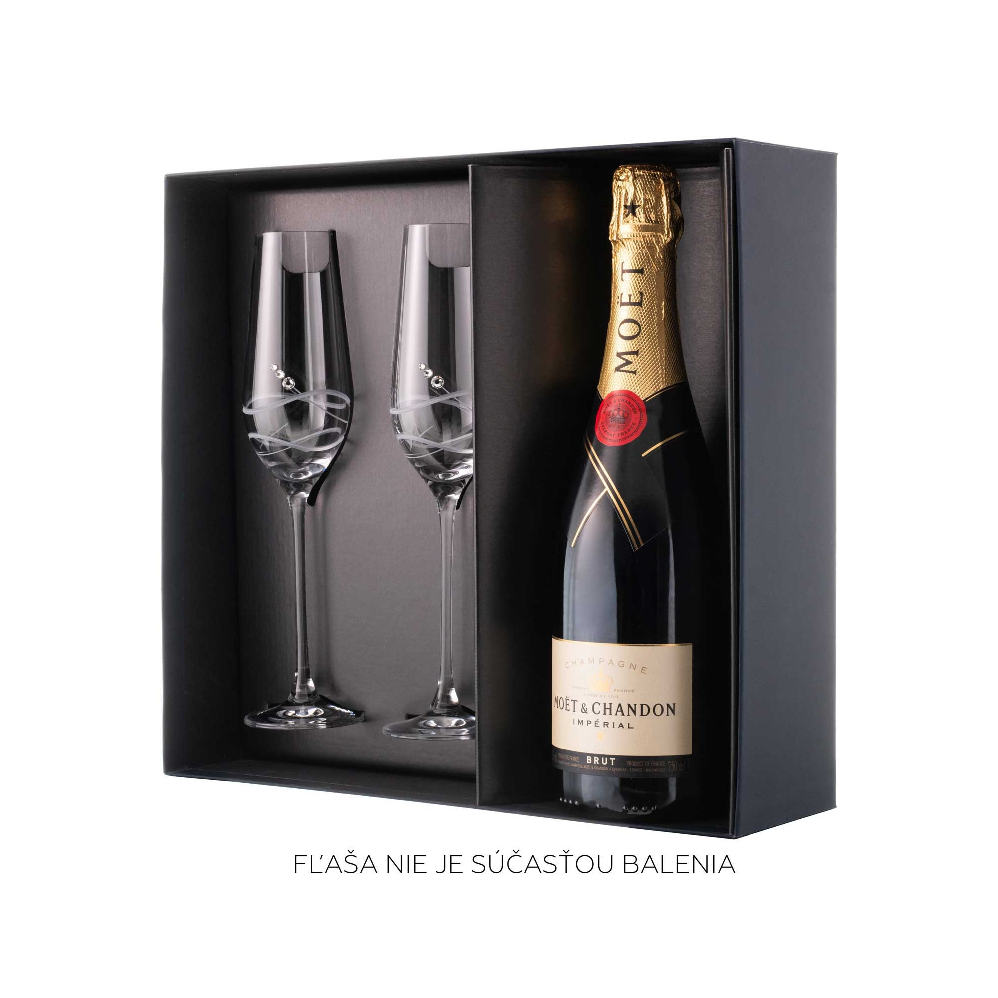 Venezia šampanský set - s miestom pre fľašu