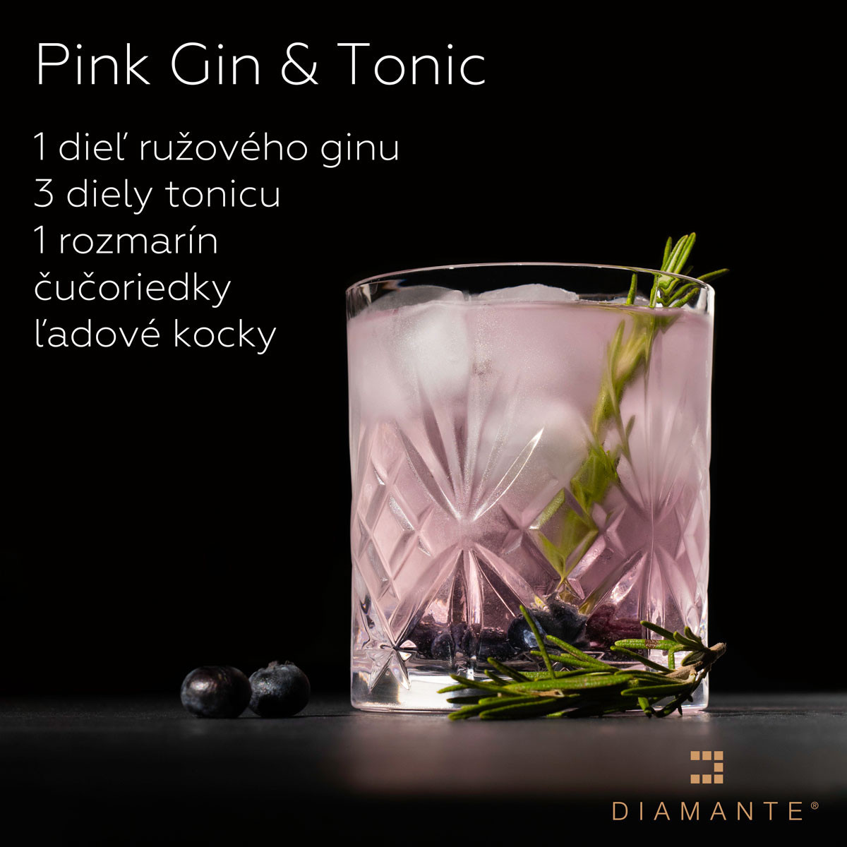 Dva nízke poháre Chatsworth