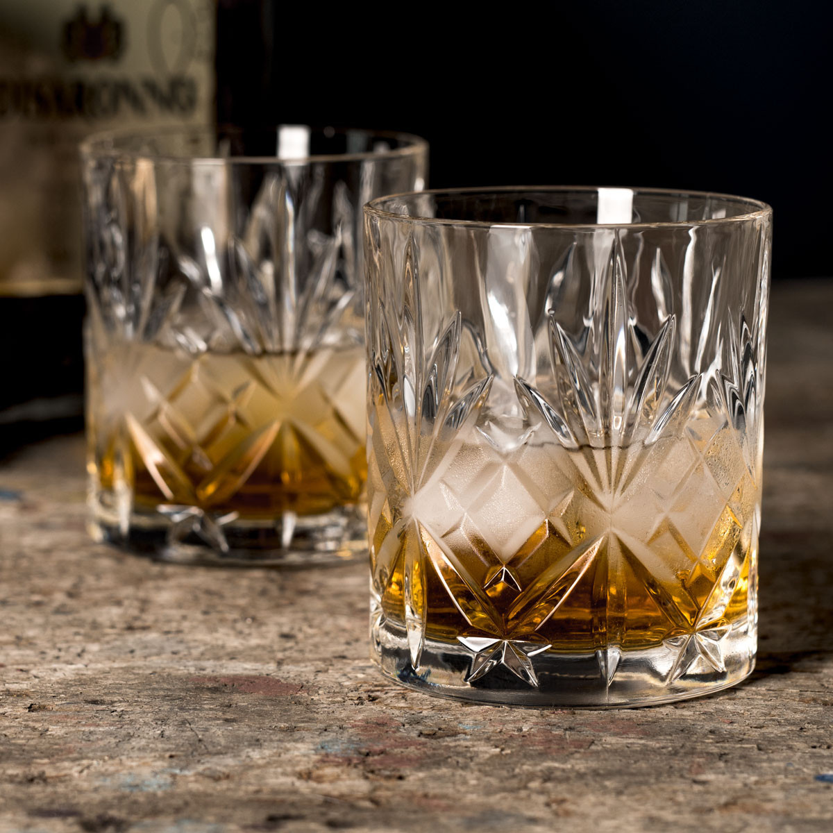 Dva nízke poháre Chatsworth