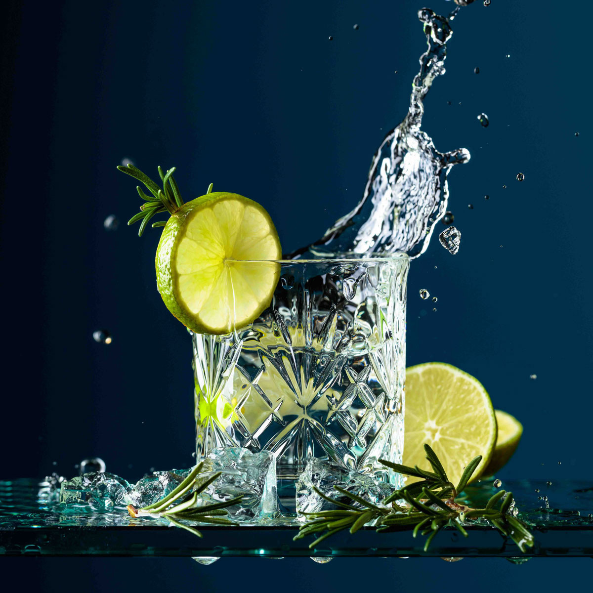 Dva nízke poháre Chatsworth