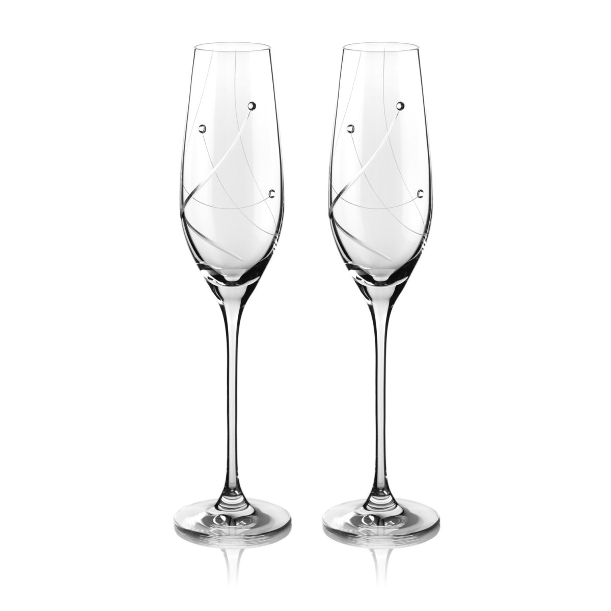 Angelina - set dvoch šampanských pohárov a chladiacou nádobou