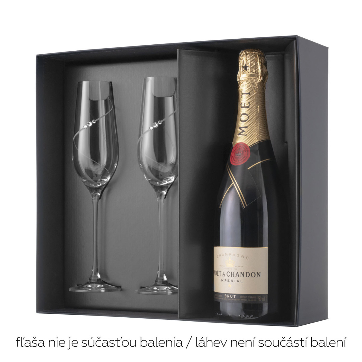 Darčekový set s pohármi na šampanské