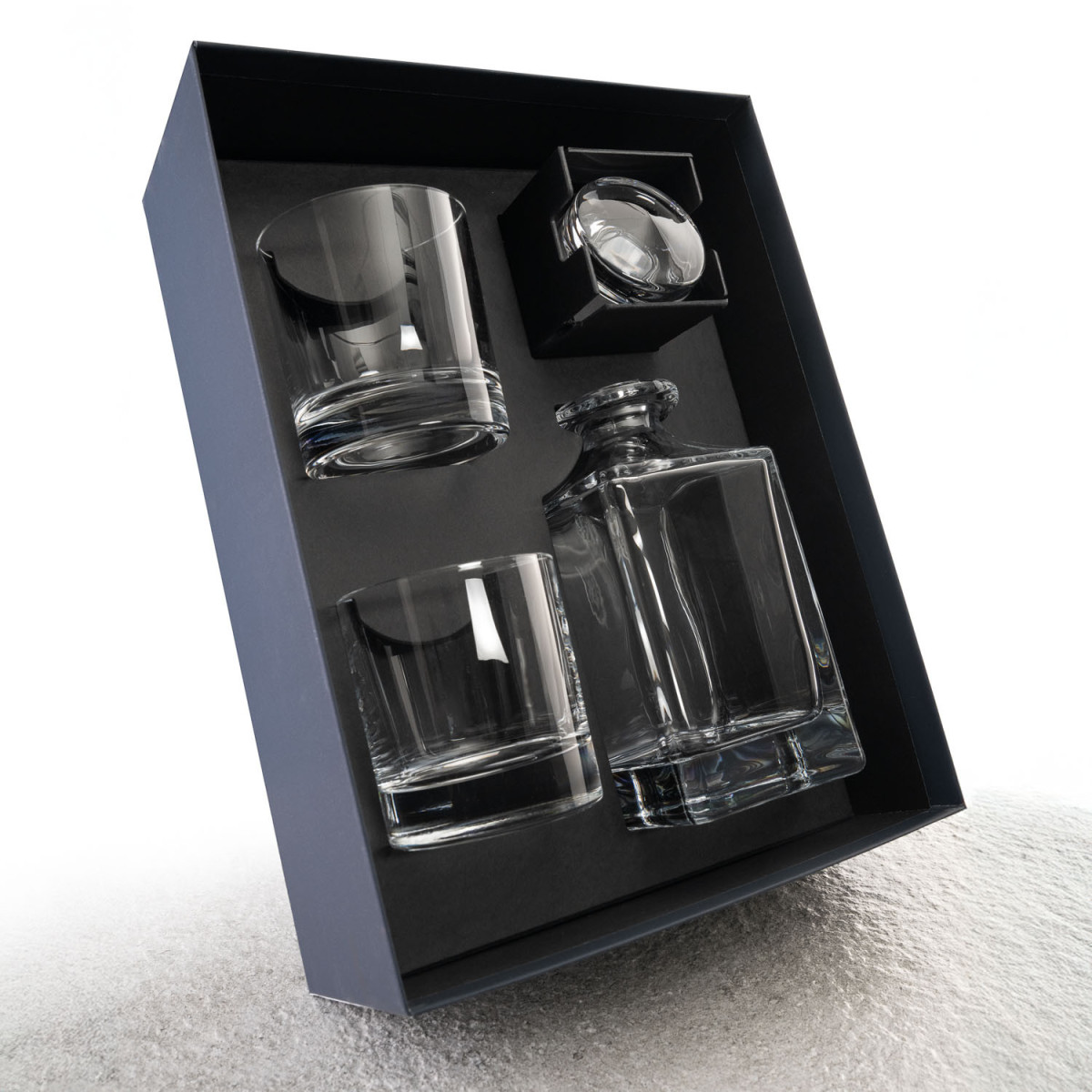 Edinburgh trojdielny darčekový set na whisky