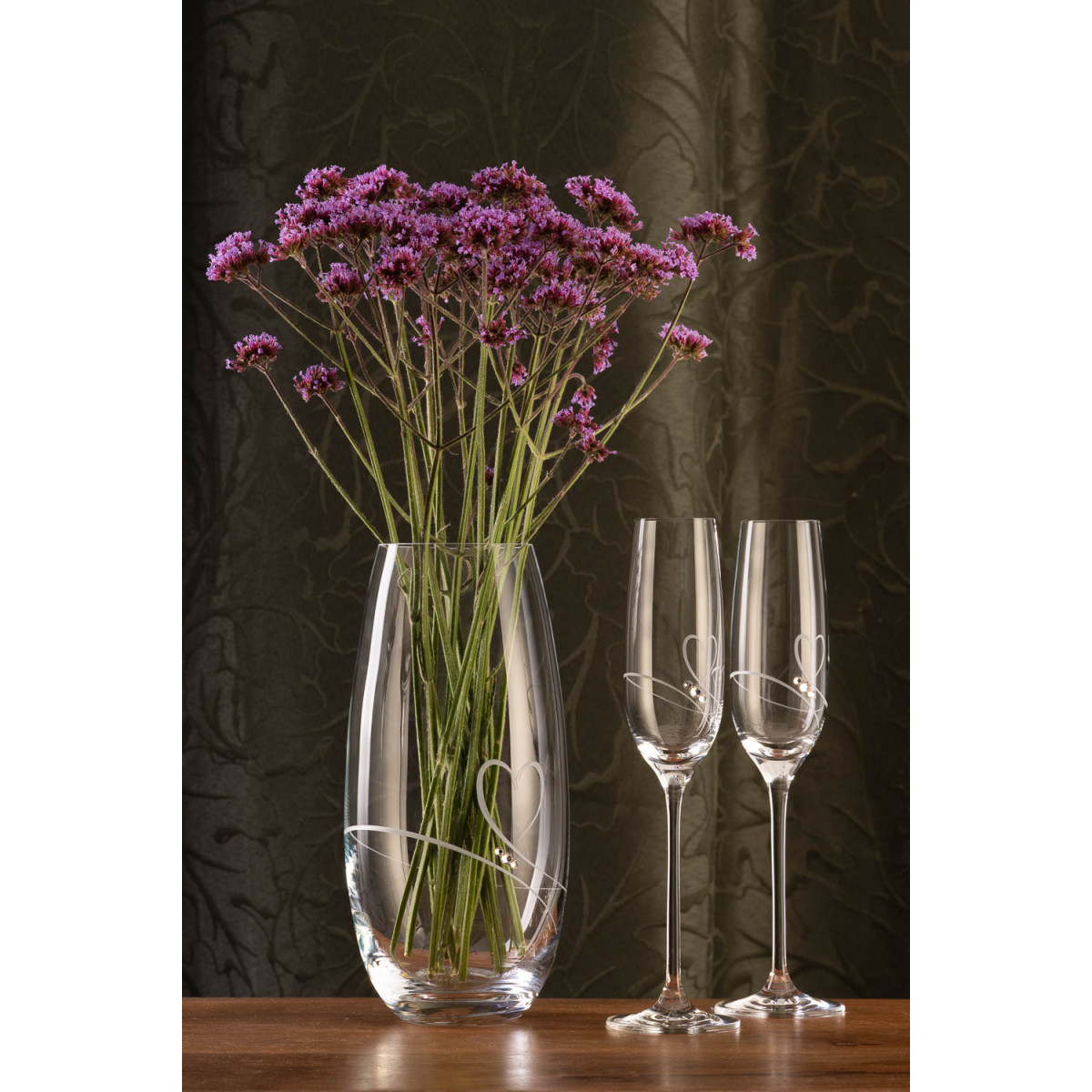 Romance barrel váza na svadobnú kyticu 25cm, výdoba svadobná