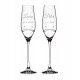 Kiss - svadobné poháre s gravírovaním - šampanské