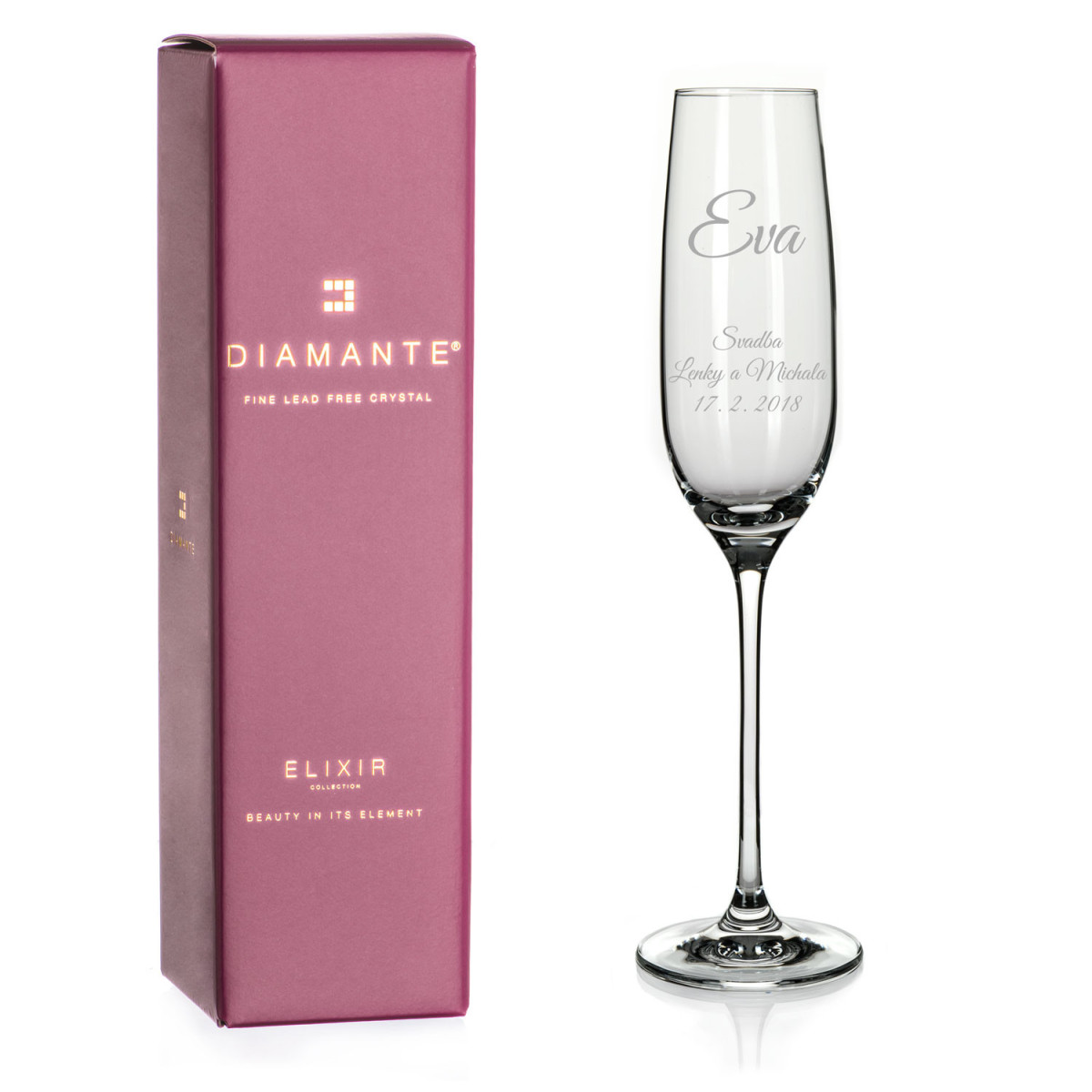 Svatební host - inovativní nápad na usazení hostů - šampaňské