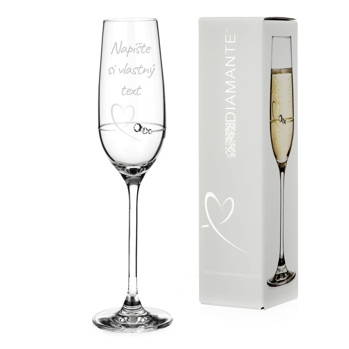 Petit Heart - napište vlastní text